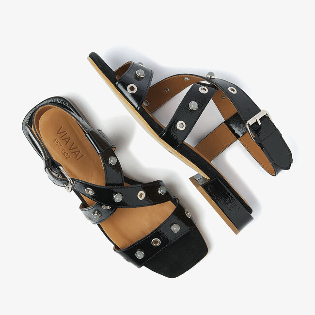 Schwarze VIA VAI Sandalen GIGI POLLY - large