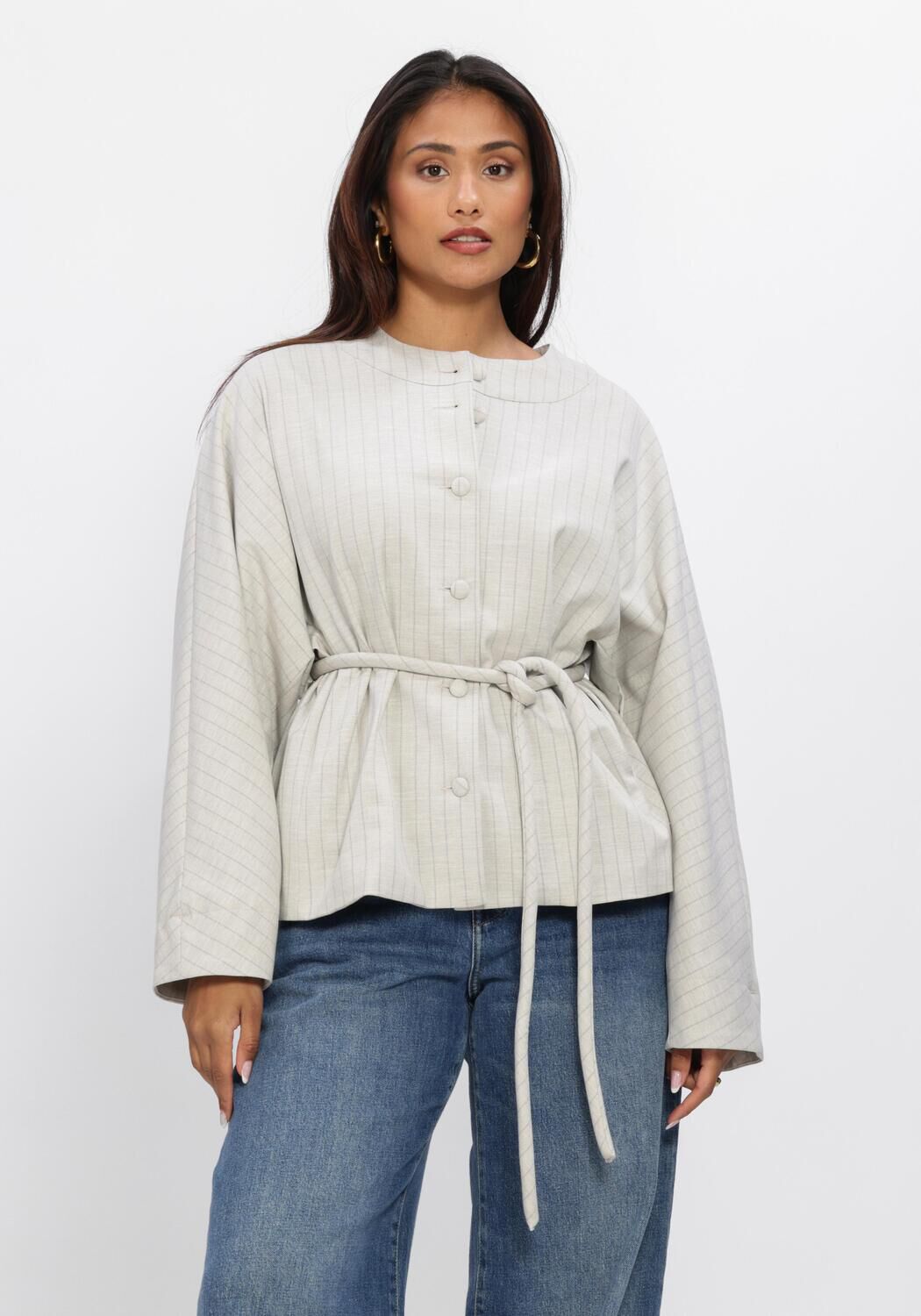 Graue AIMEE THE LABEL Jacken FLORELLA JACKET - large