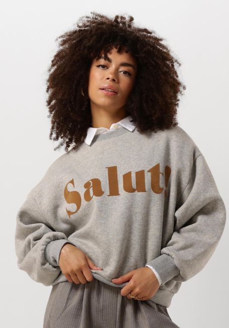 Graue BY-BAR Sweatshirt BIBI SALUT SWEATER - large