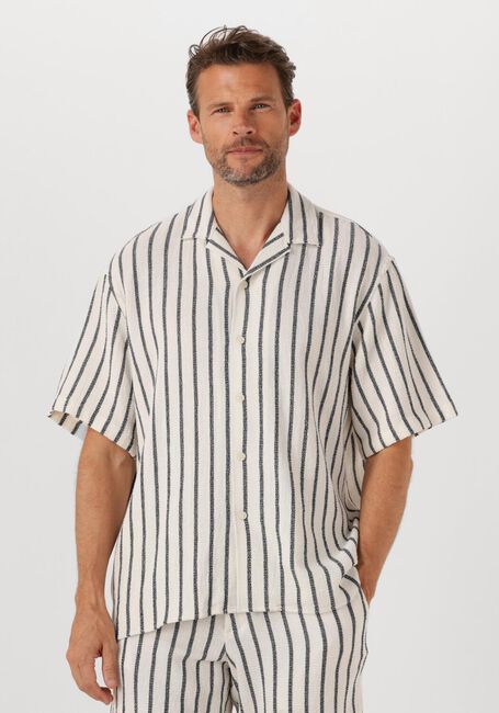 Weiße SELECTED HOMME Casual-Oberhemd SLHRELAX-SAL SHIRT SS RESORT - large