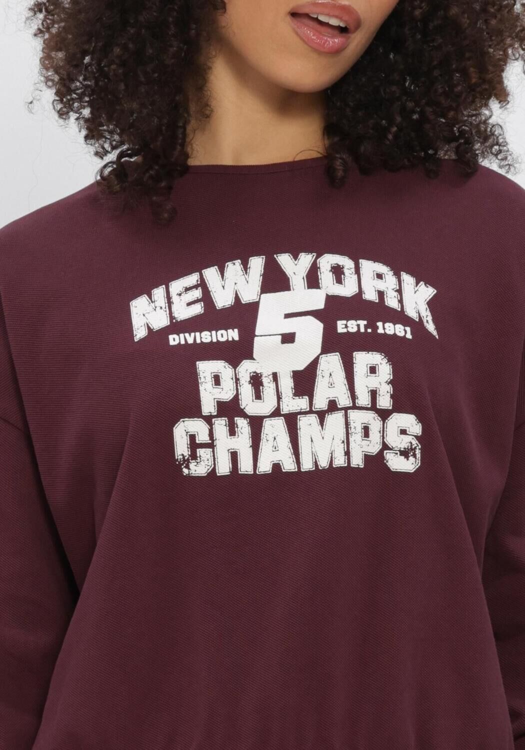 Bordeaux PENN & INK Sweatshirt W26F1941 - large