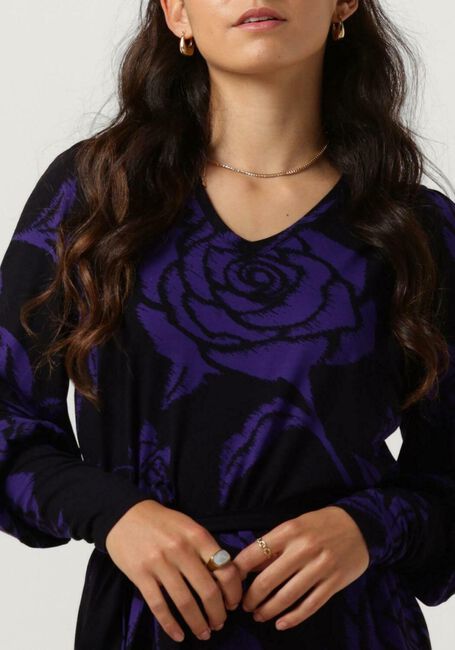Lilane JANSEN AMSTERDAM Minikleid VBF501 JERSEY PRINT DRESS WITH V-NECK - large