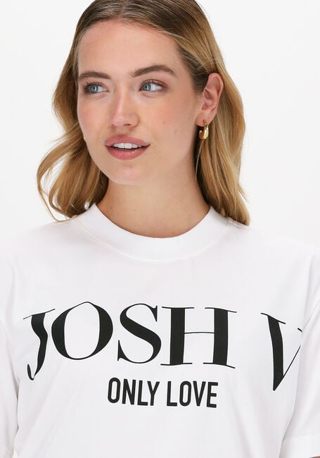 Weiße JOSH V T-shirt TEDDY ONLY LOVE - large