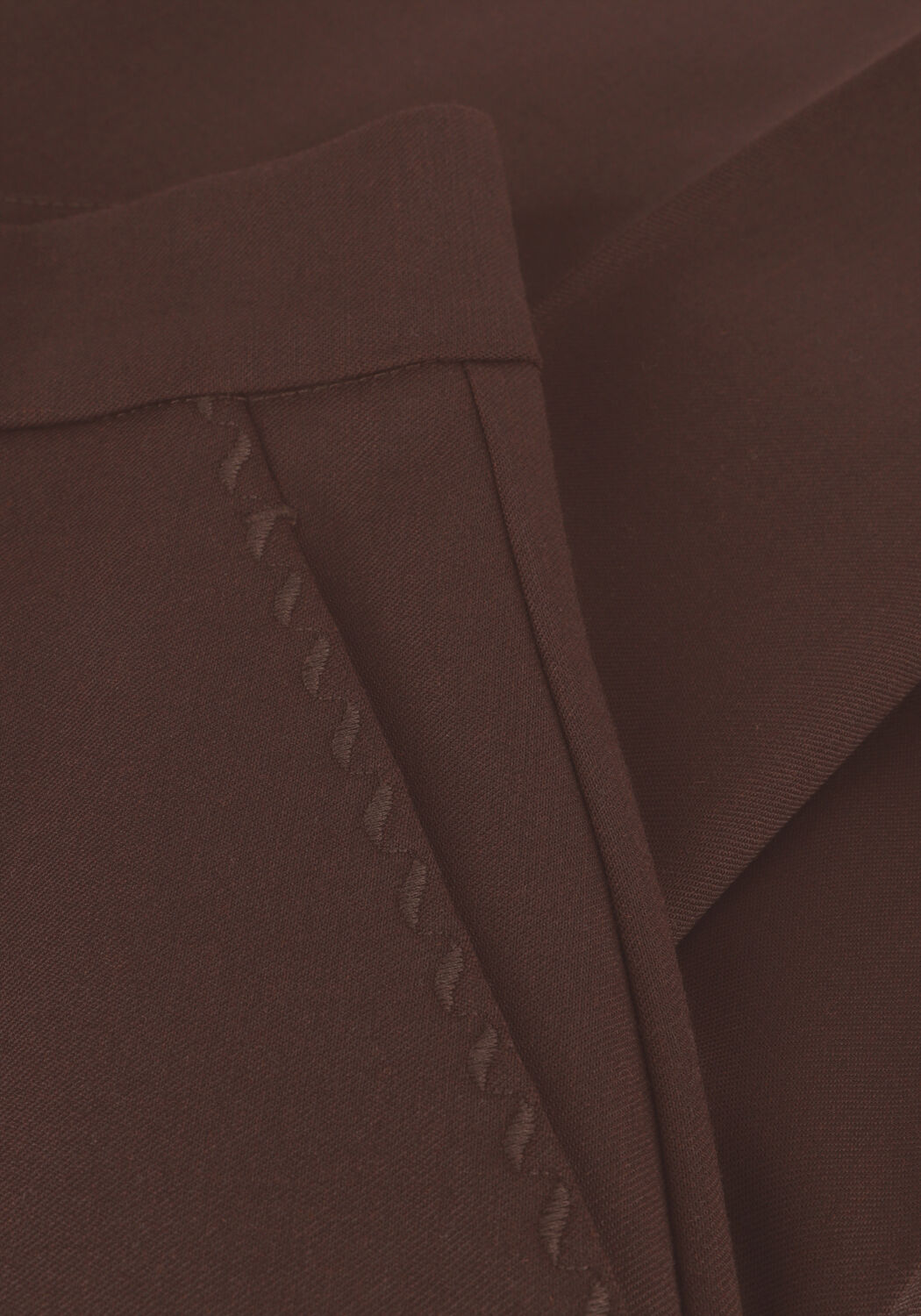 Braune VANILIA Hose DECOSTITCH JEANS - large