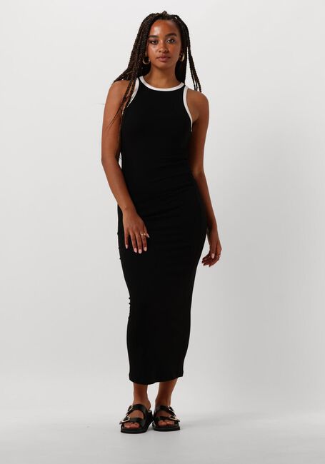 Schwarze REFINED DEPARTMENT Maxikleid LUNA - large
