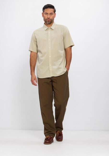 Sand FOR&Eacute;T Casual-Oberhemd SERENE LINEN REGULAR FIT SS SHIRT - large