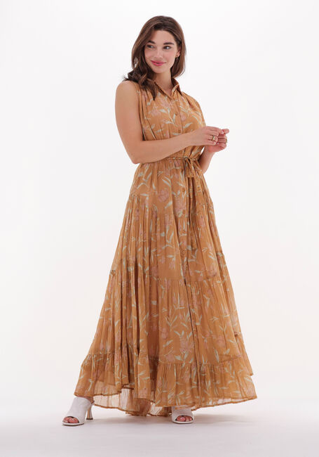 Orangene MES DEMOISELLES Maxikleid DOLLY - large
