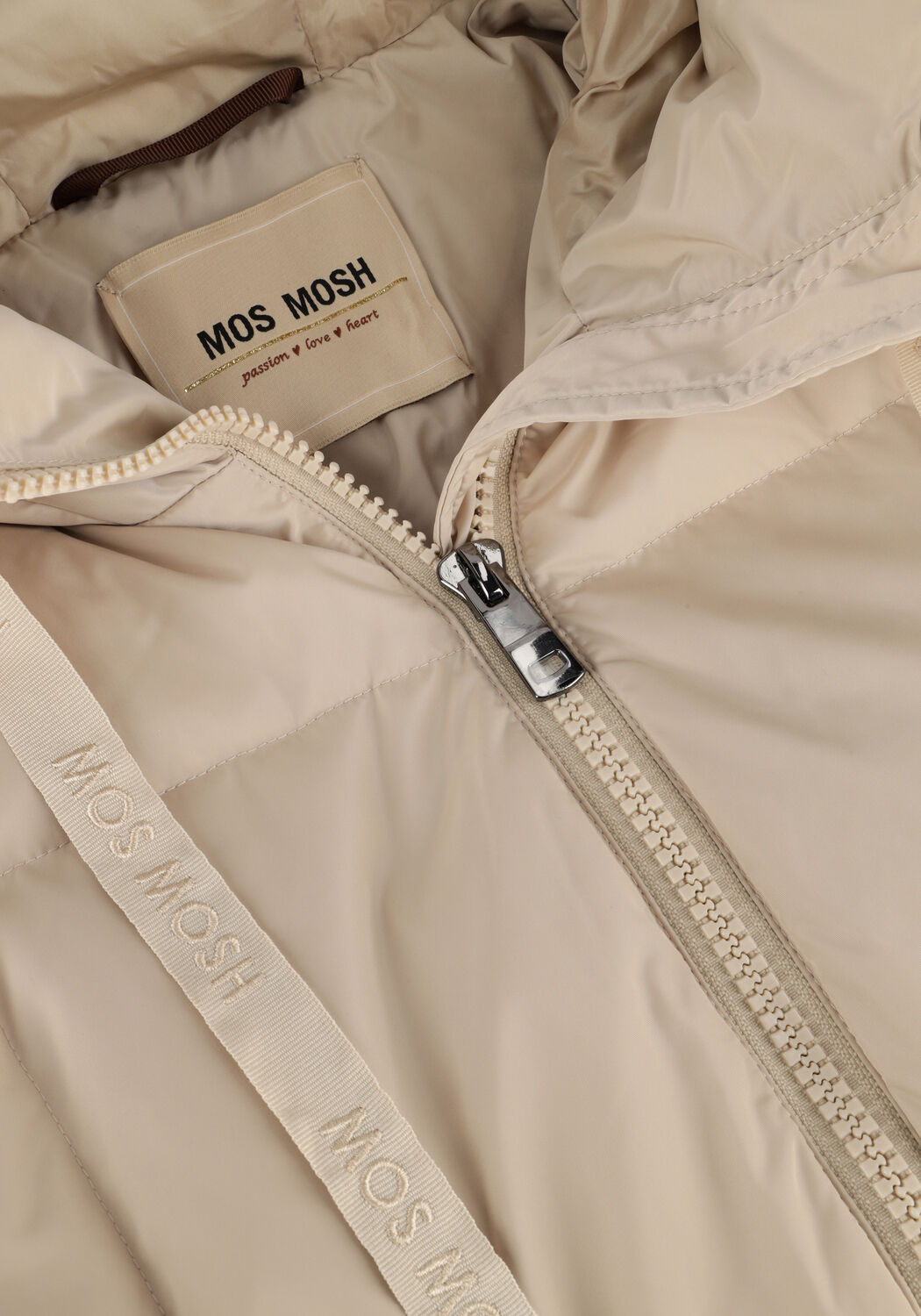 Beige MOS MOSH Wattierte Jack NOVA SQUARE DOWN COAT - large