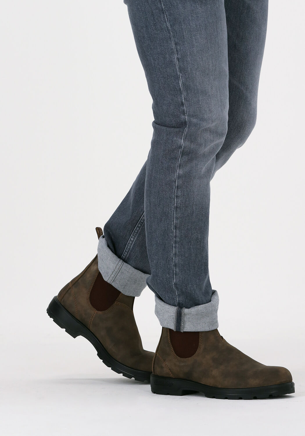 Braune BLUNDSTONE Chelsea Boots CLASSIC HEREN - large