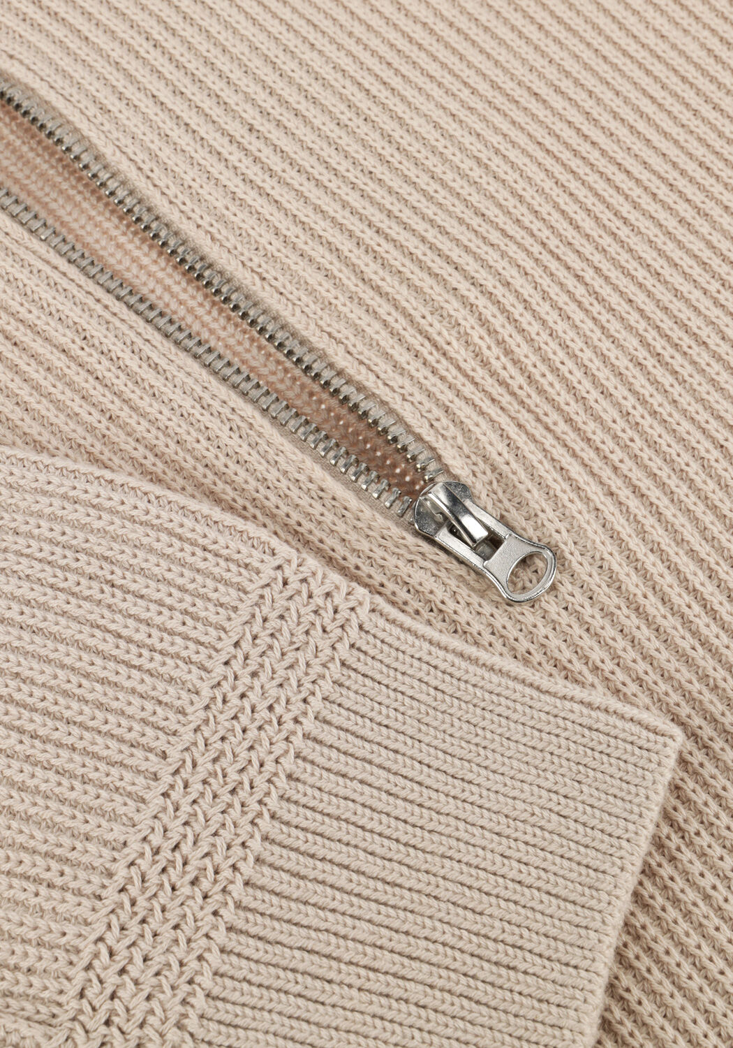 Beige BUTCHER OF BLUE Pullover GALWAY HALF ZIP - large