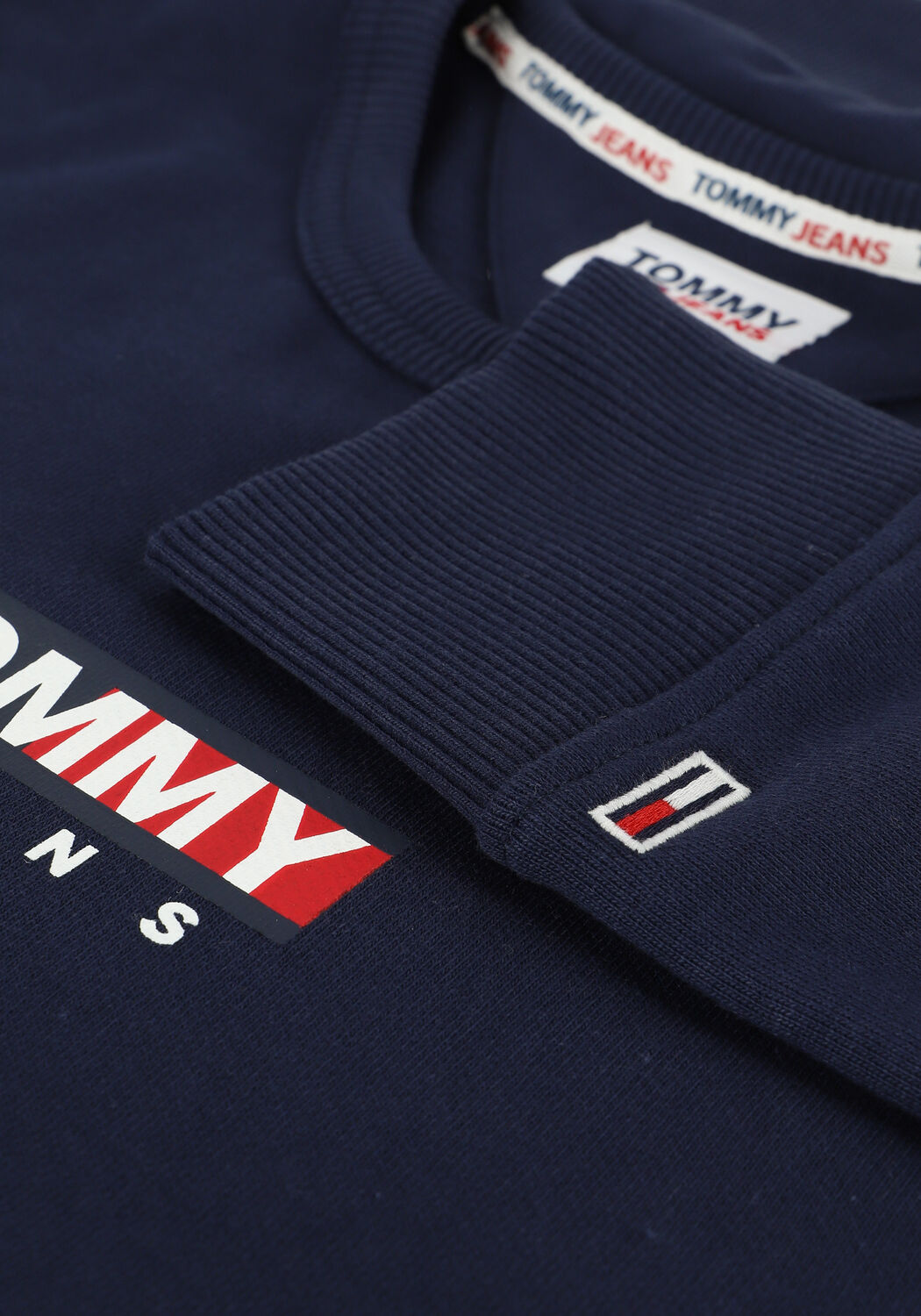 Dunkelblau TOMMY JEANS Sweatshirt TJM ENTRY GRAPHIC CREW - large