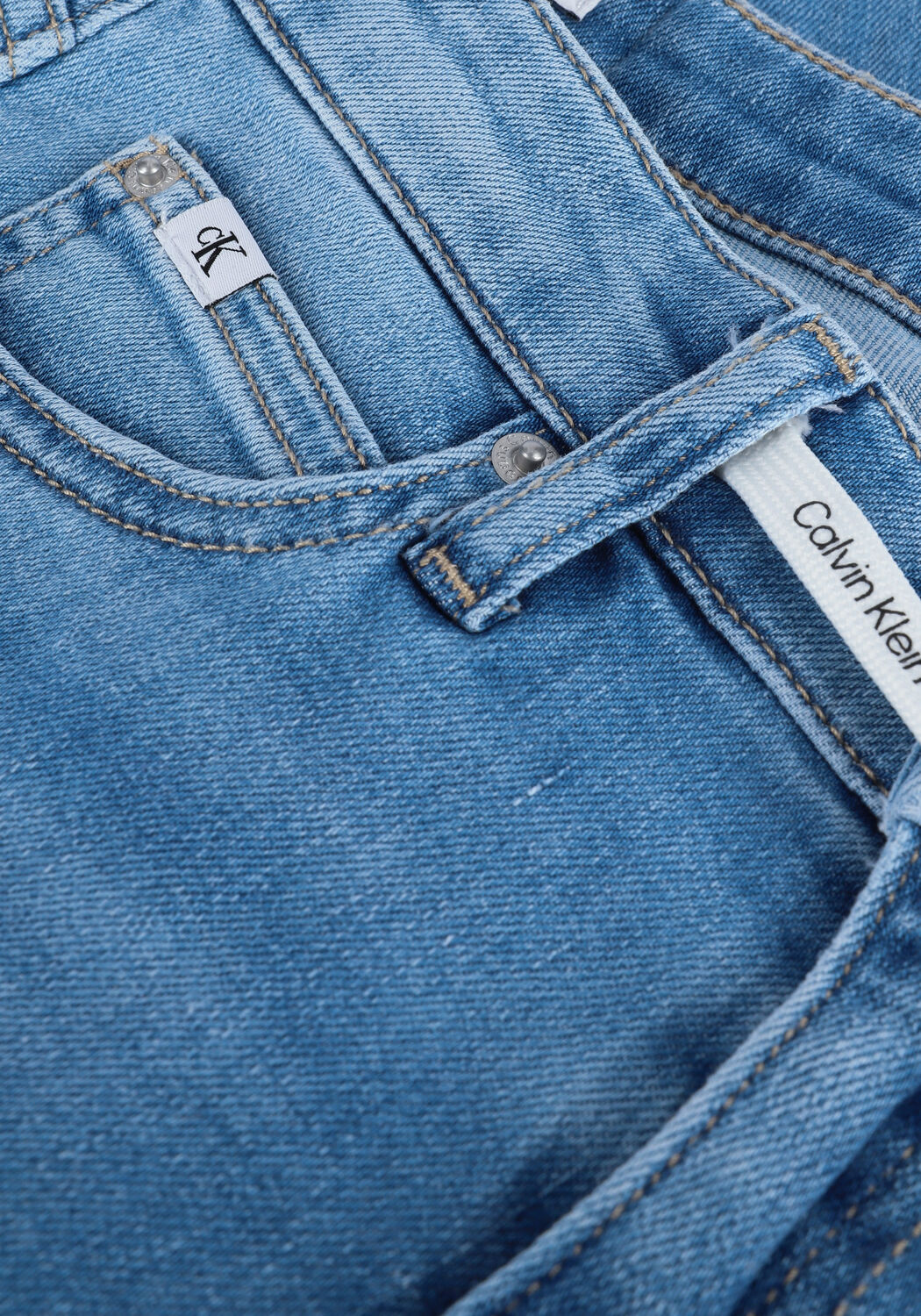 Blaue CALVIN KLEIN Skinny jeans MID RISE SKINNY - large