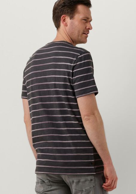 Dunkelblau PME LEGEND T-shirt SHORT SLEEVE R-NECK SPACE YD STRIPED JERSEY - large