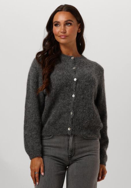 Graue BY-BAR Pullover CLEO NATURAL CARDIGAN - large
