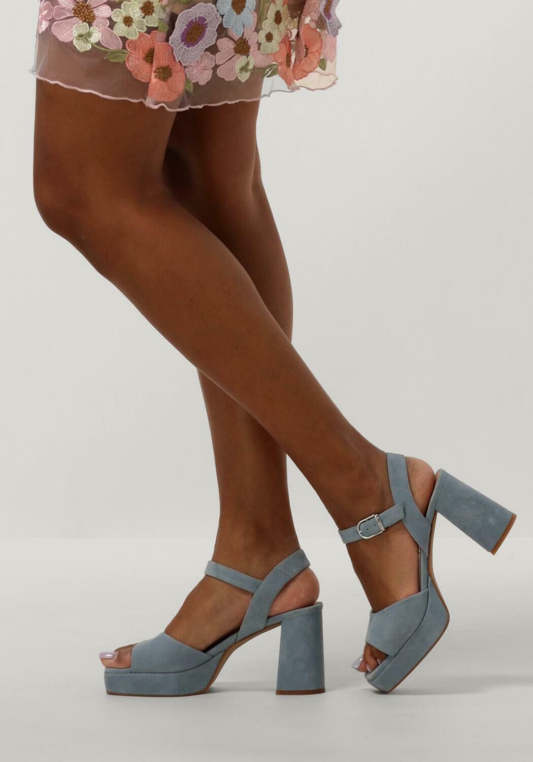 Blaue UNISA Sandaletten mit Absatz ODRAN - large