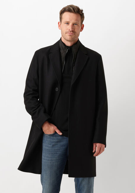 Schwarze HUGO Mäntel MILOGAN2441 - large