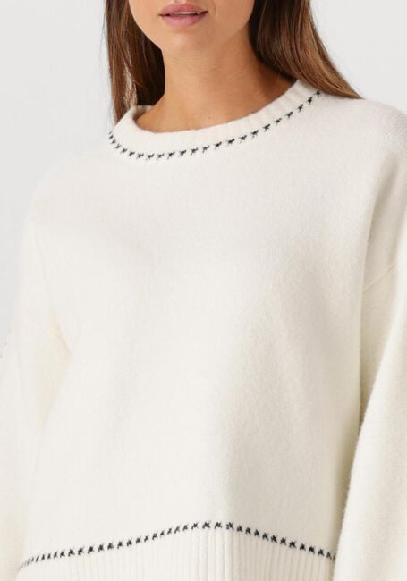 Nicht-gerade weiss NEO NOIR Pullover ROEME KNIT STITCH BLOUSE - large