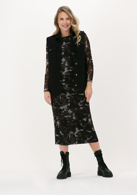 Grüne CATWALK JUNKIE Maxikleid DR SHADOW LEAVES - large