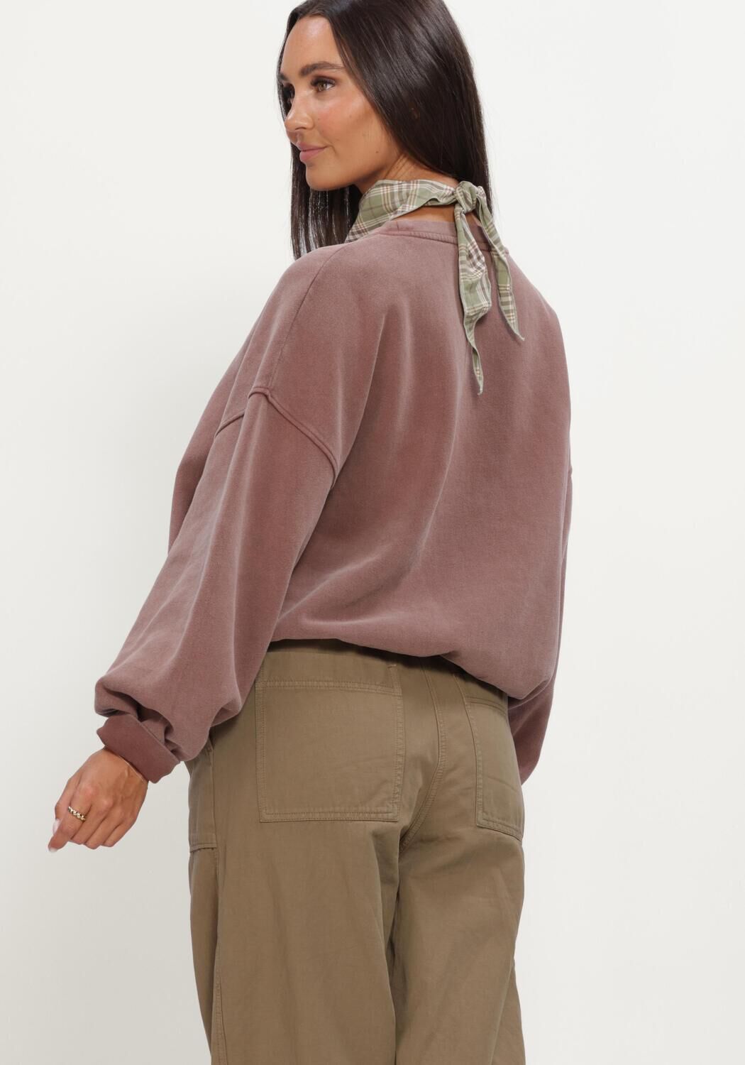 Braune AMERICAN VINTAGE Sweatshirt JITBAY - large