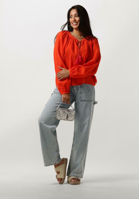 Orangene SCOTCH & SODA Blusen BALLOON SLEEVE TOP - large