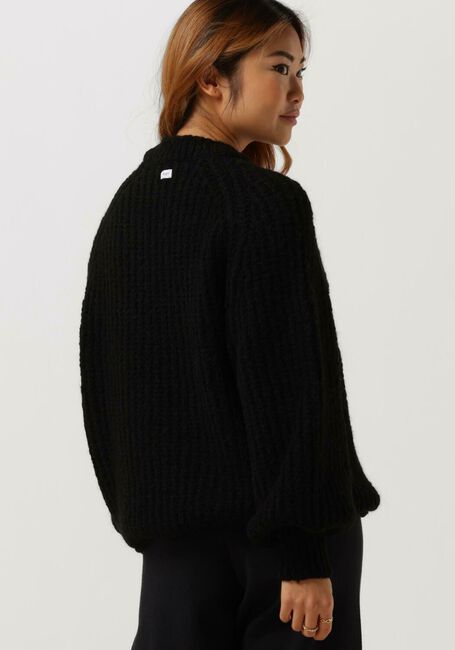 Schwarze PENN & INK Pullover PULLOVER KNITT - large