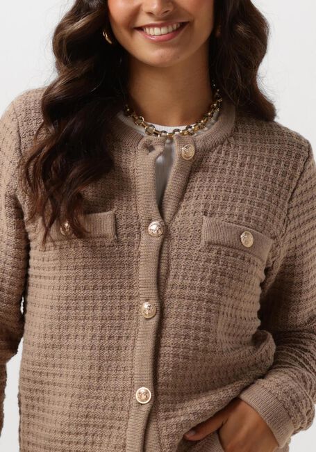 Taupe NOTRE-V Strickjacke NV-ENID - large