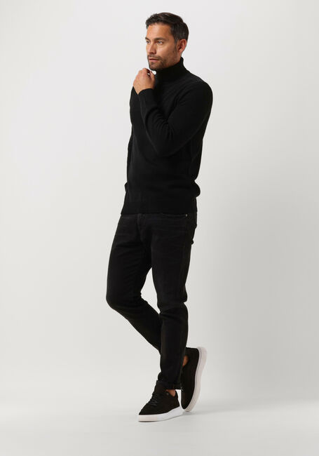 Schwarze ANERKJENDT Rollkragenpullover AKNICO SOLID ROLL NECK LAMBSWOOL - large