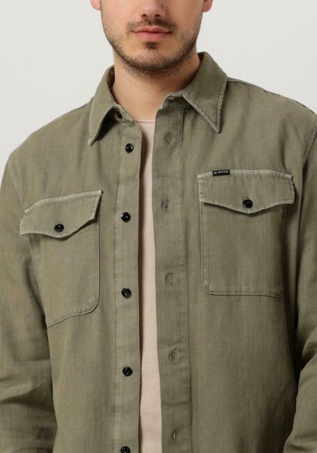 Grüne G-STAR RAW Casual-Oberhemd MARINE SLIM SHIRT L\S - large