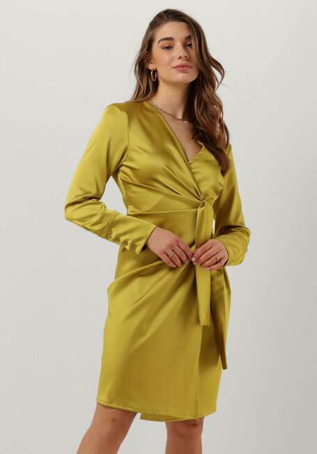 Gelbe NOTRE-V Minikleid NV-BIJOU WRAP DRESS - large