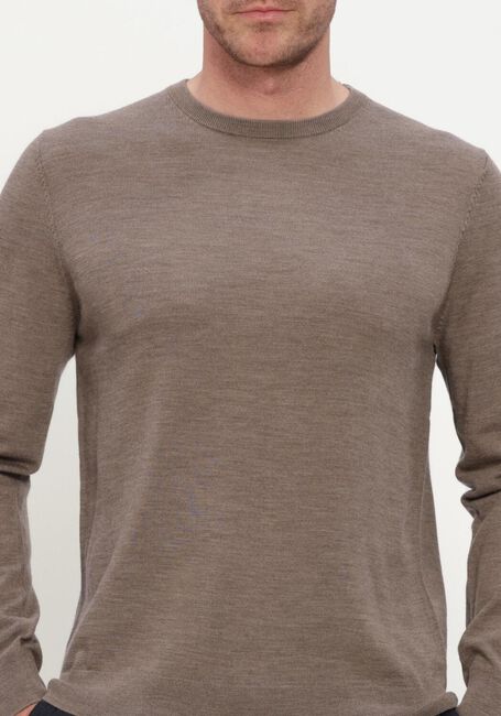 Braune PROFUOMO Pullover PULLOVER CREW NECK EXTRAFINE MERINO - large