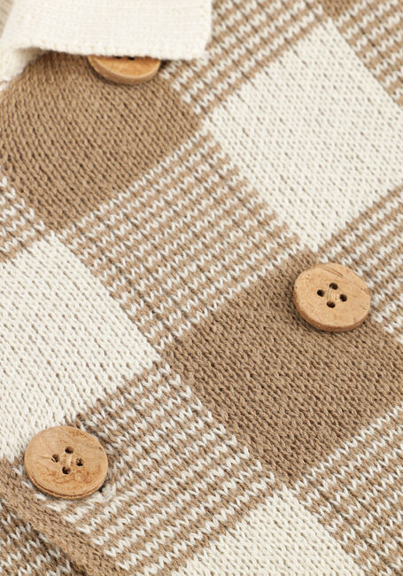 Beige LIL' ATELIER Strickjacke NMMROBO LS LOOSE KNIT CARD LIL - large