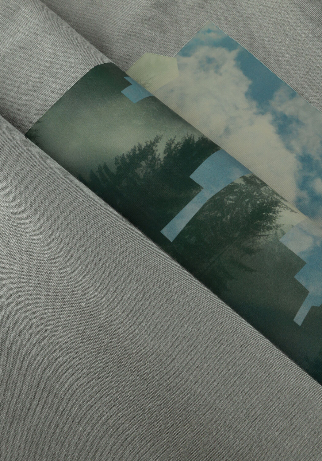 Graue BOSS ORANGE T-shirt TE_COVER - large