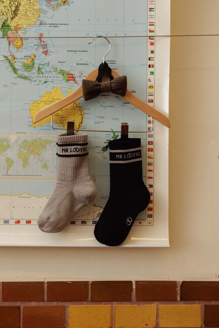 Mehrfarbige/Bunte MR. LOUTRE Socken MIKKEL - large