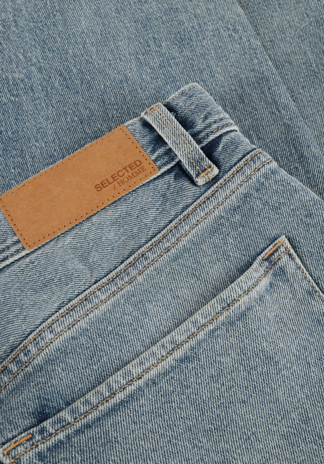 Hellblau SELECTED MEN Straight leg jeans SLH190-REG TAPE COLE 3501 L.B WASH JNS - large