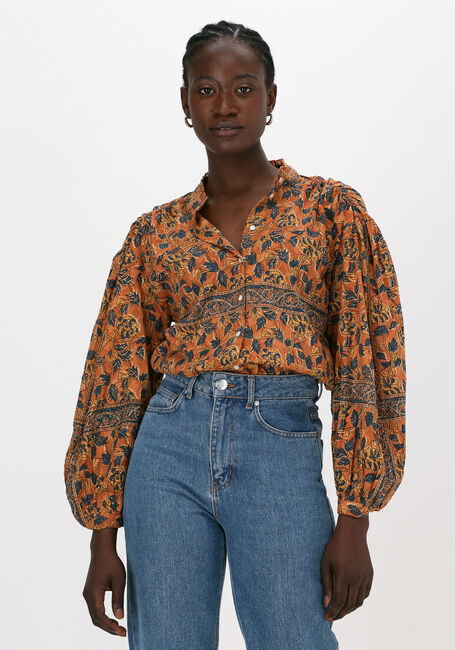 Braune ANTIK BATIK Blusen FANNY BLOUSE - large