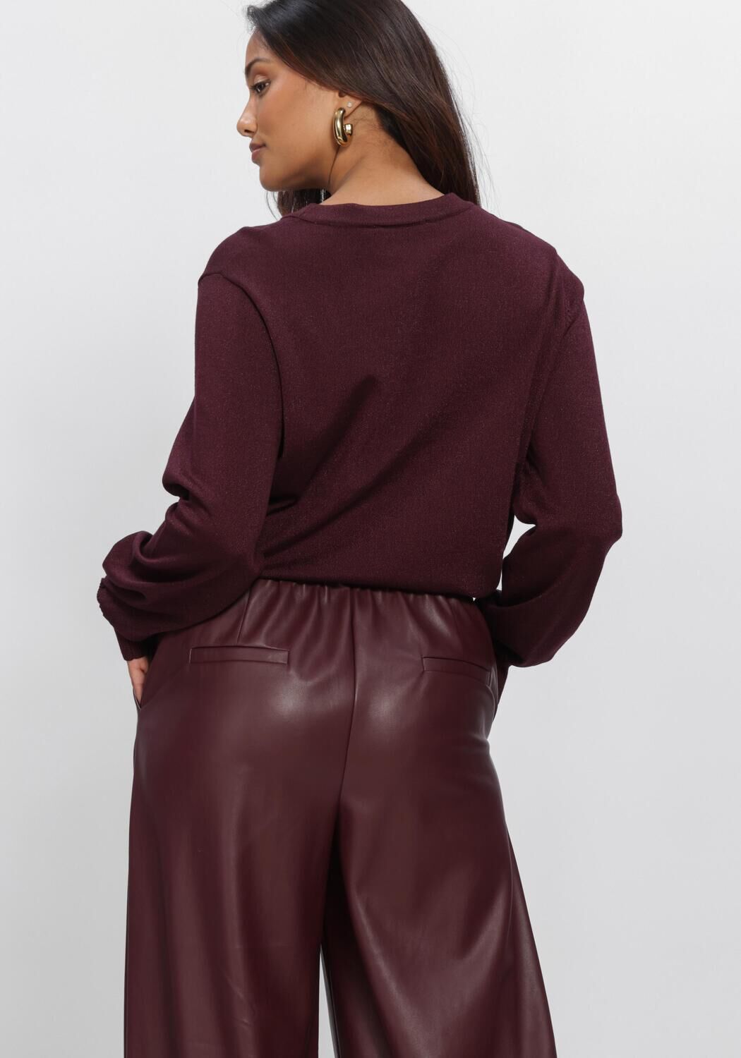 Bordeaux AMAYA AMSTERDAM Pullover JADYN KNITWEAR - large
