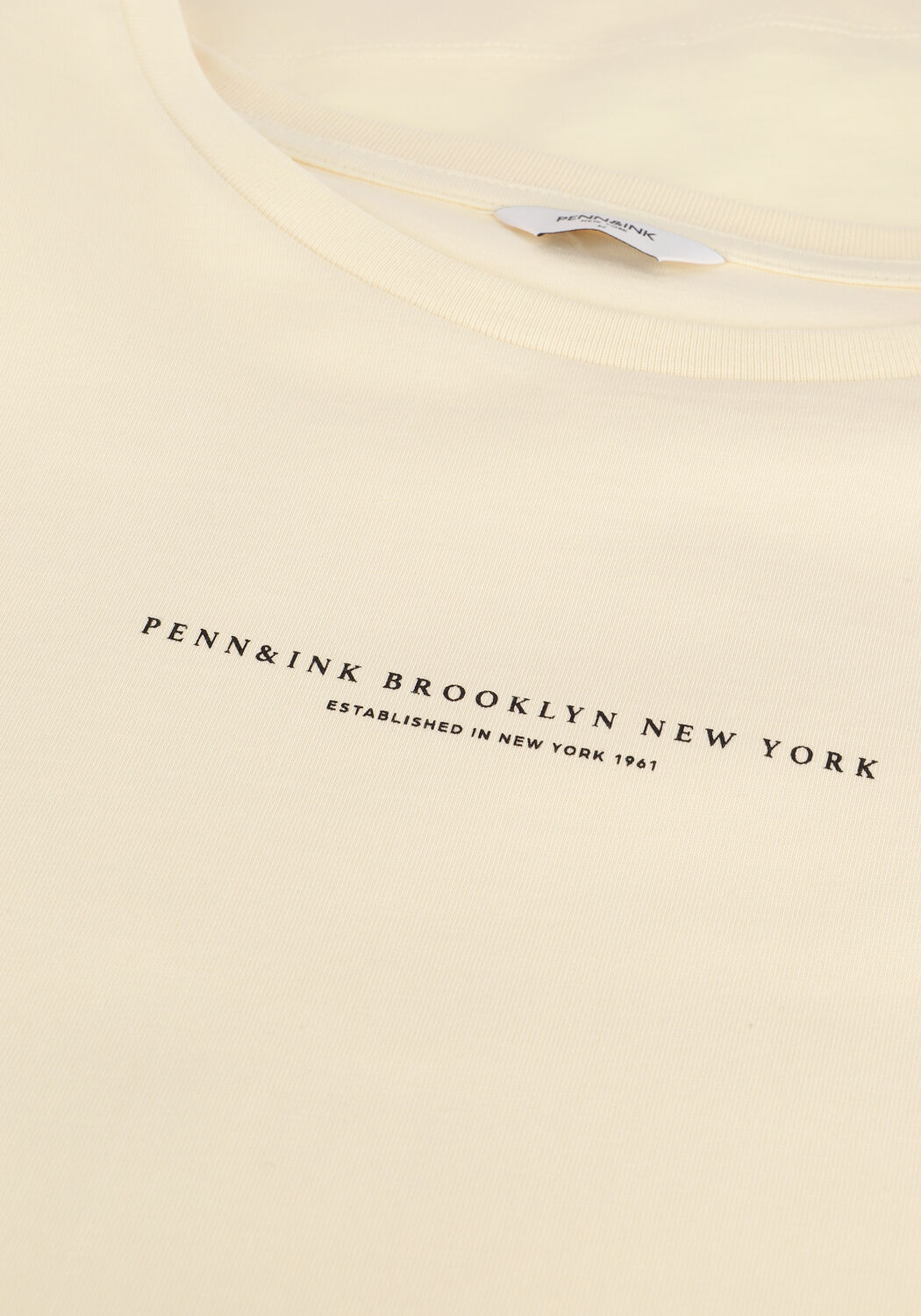 Gelbe PENN & INK T-shirt T-SHIRT PRINT - large