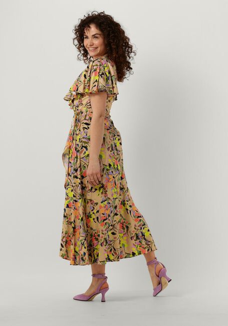 Sand Y.A.S. Midikleid YASEMMY 2/4 LONG WRAP DRESS S - large