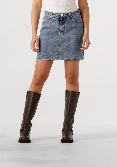 Graue Y.A.S. Minirock YASAIKO MW DENIM SKIRT - large