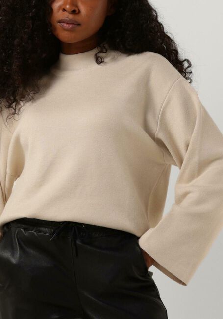 Weiße ANOTHER LABEL Pullover LUKTAR KNITTED PULL L/S - large