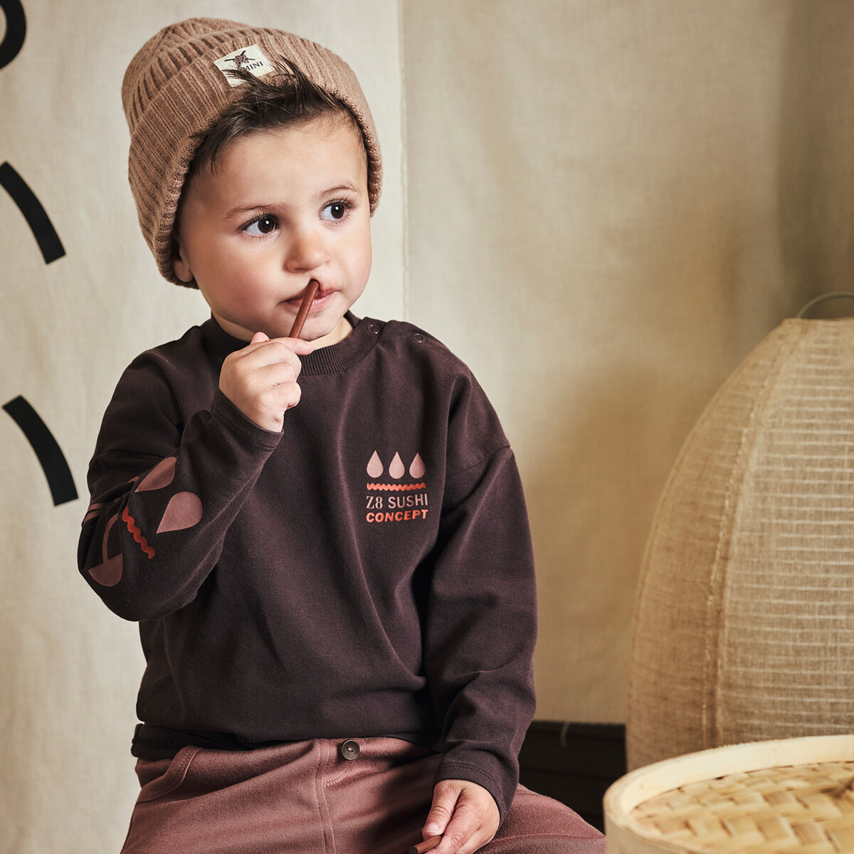 Braune Z8 Pullover RAOUL - large