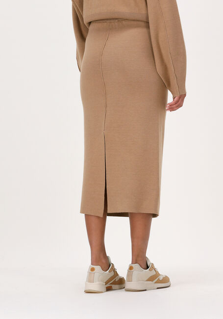 Camelfarbene GESTUZ Midirock TALLIGZ HW SKIRT - large