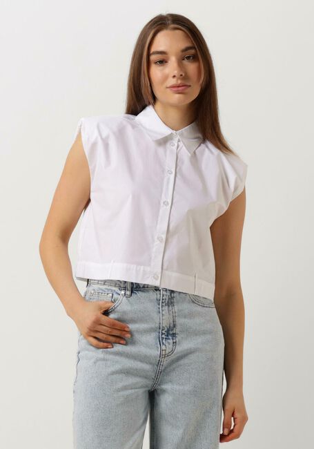 Weiße GESTUZ Blusen LIONESSGZ SL SHIRT - large