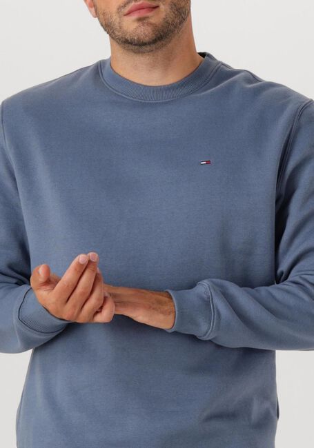 Blaue TOMMY JEANS Sweatshirt TJM REG S FLAG CREW EXT - large