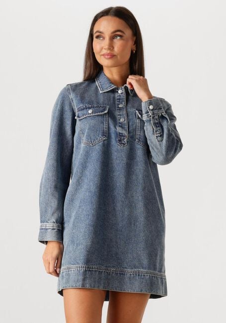 Blaue TOMMY JEANS Minikleid TJW PULLOVER DENIM DRESS - large