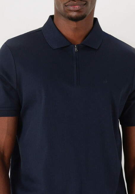 Dunkelblau CALVIN KLEIN Polo-Shirt LIQUID TOUCH WELT ZIP POLO - large