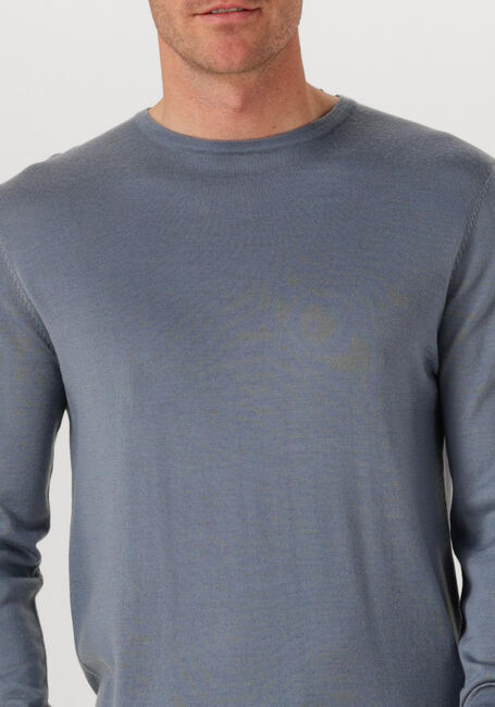 Blaue PROFUOMO Pullover PULLOVER CREWNECK MERINO - large