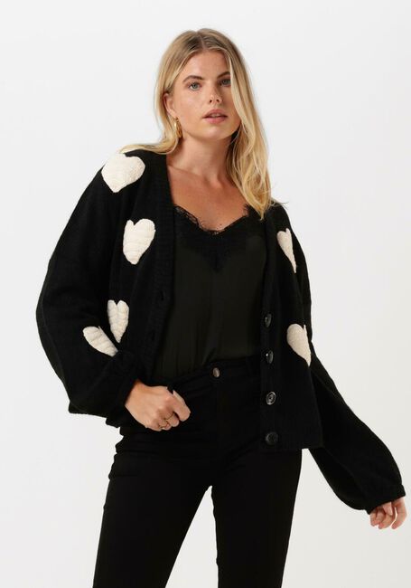 Schwarze FABIENNE CHAPOT Strickjacke KIKI CARDIGAN - large