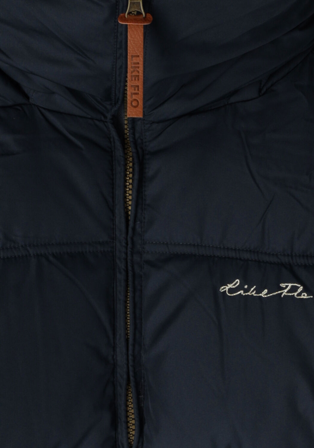 Dunkelblau LIKE FLO Wattierte Jack AMAYA FLO GIRLS SHORT FANCY HOODED JACKET - large