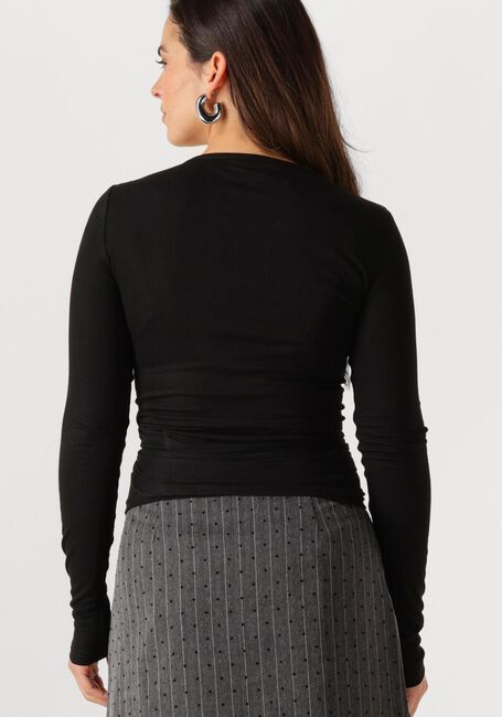 Schwarze NEO NOIR Strickjacke NIA JERSEY WRAP BLOUSE - large